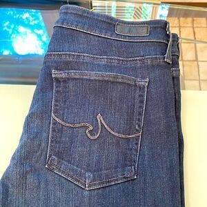 AG Adriano Goldschmied jeans 32r the Farrah skinny high rise skinny very stretch
